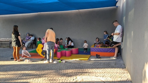 חוגגים פורים עם המשפחות המגוייסות